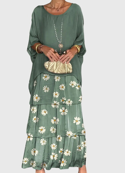 Susan™ | Długa i Jasna Elegancka Sukienka