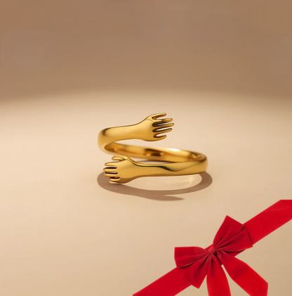 Pierścionek Przytulenie™ – Regulowany pierścionek, idealny na prezent (1+1 ZA DARMO)