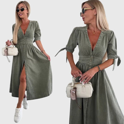 Sophia™ | Stylowa Sukienka Dżinsowa